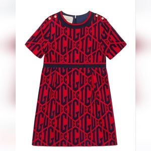 Gucci Kids Dress - Gucci Logo Knit Dress